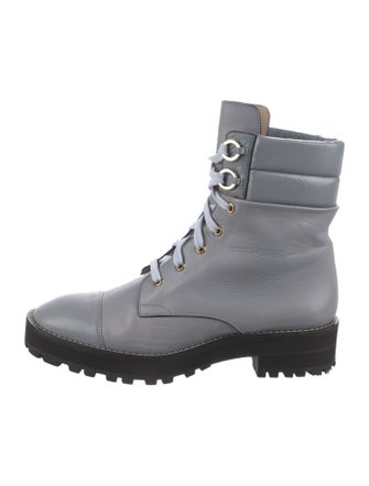 Stuart Weitzman Leather Combat Boots