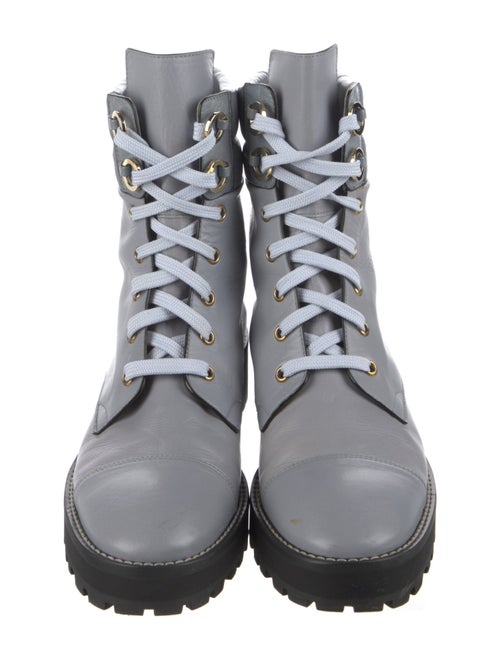 Stuart Weitzman Leather Combat Boots