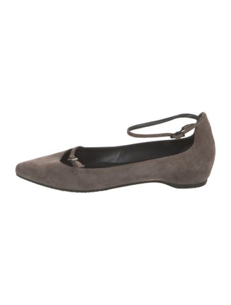 Stuart Weitzman Suede Flats