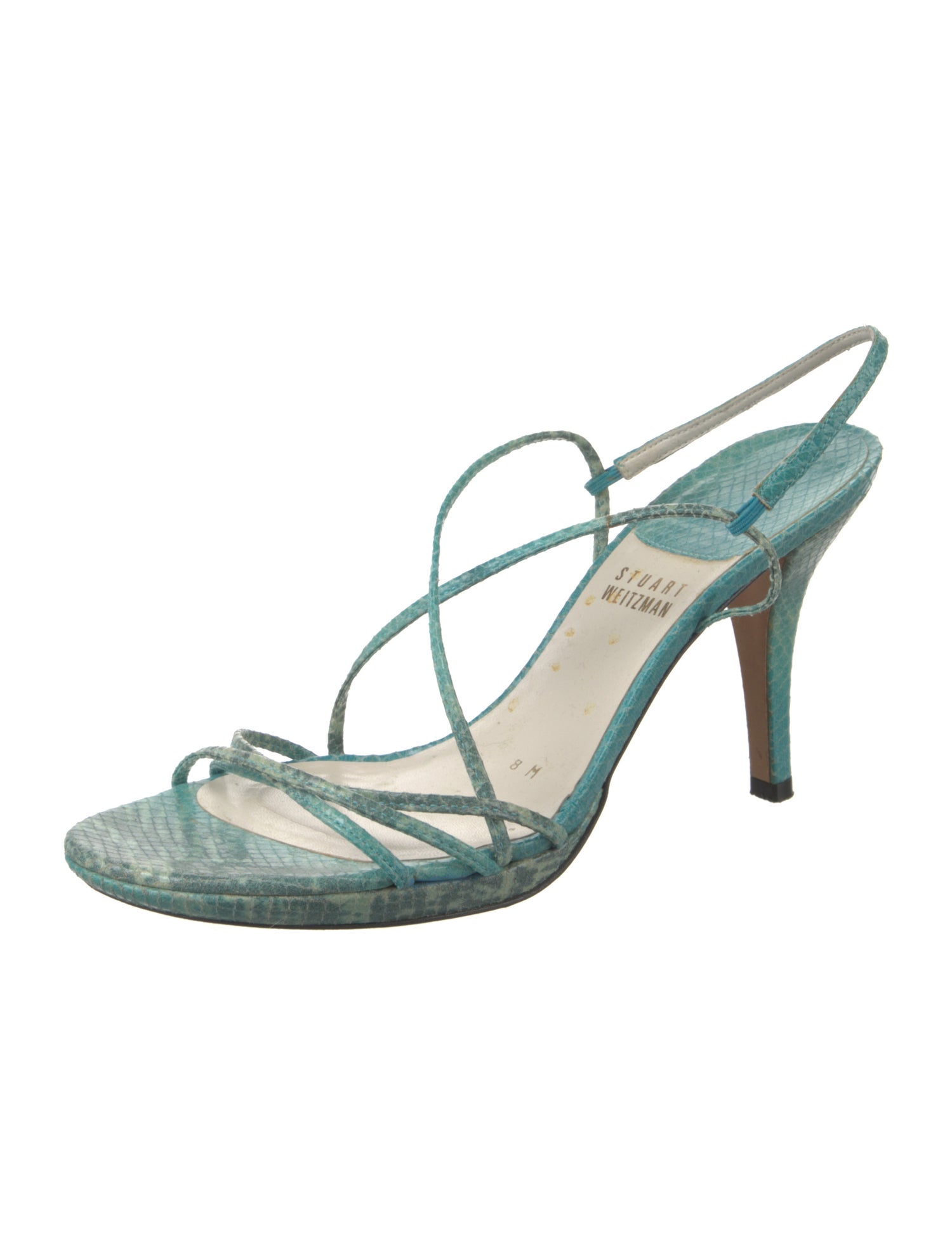 Stuart Weitzman Leather Slingback Sandals