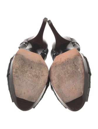 Stuart Weitzman Leather Slingback Pumps