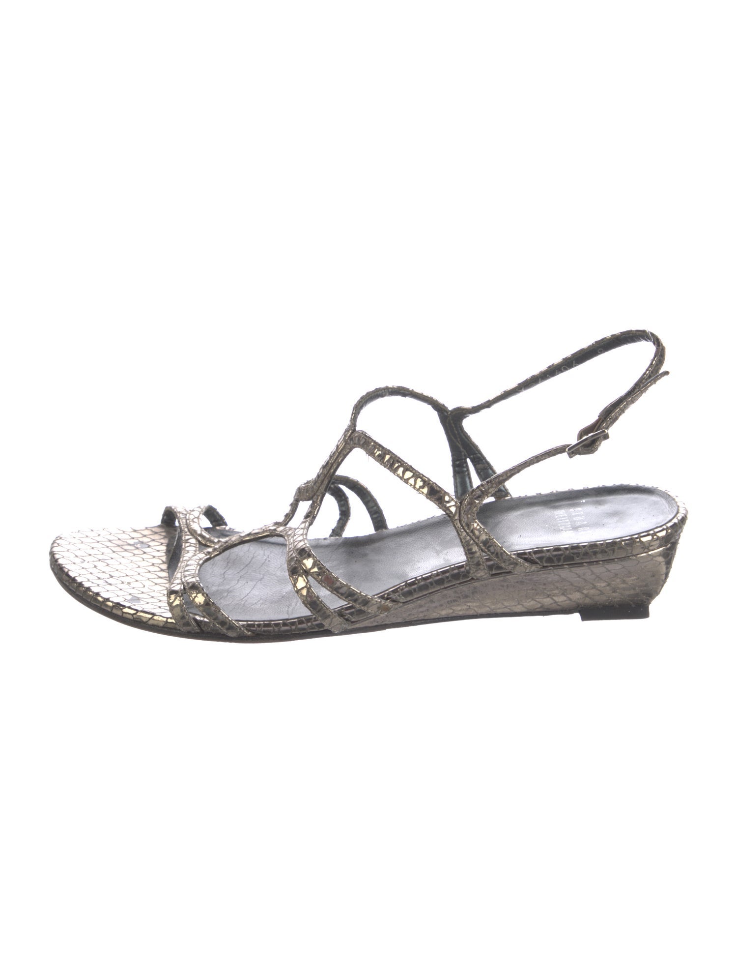 Stuart Weitzman Leather Slingback Sandals