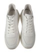 Stuart Weitzman Leather Mesh Accents Sneakers
