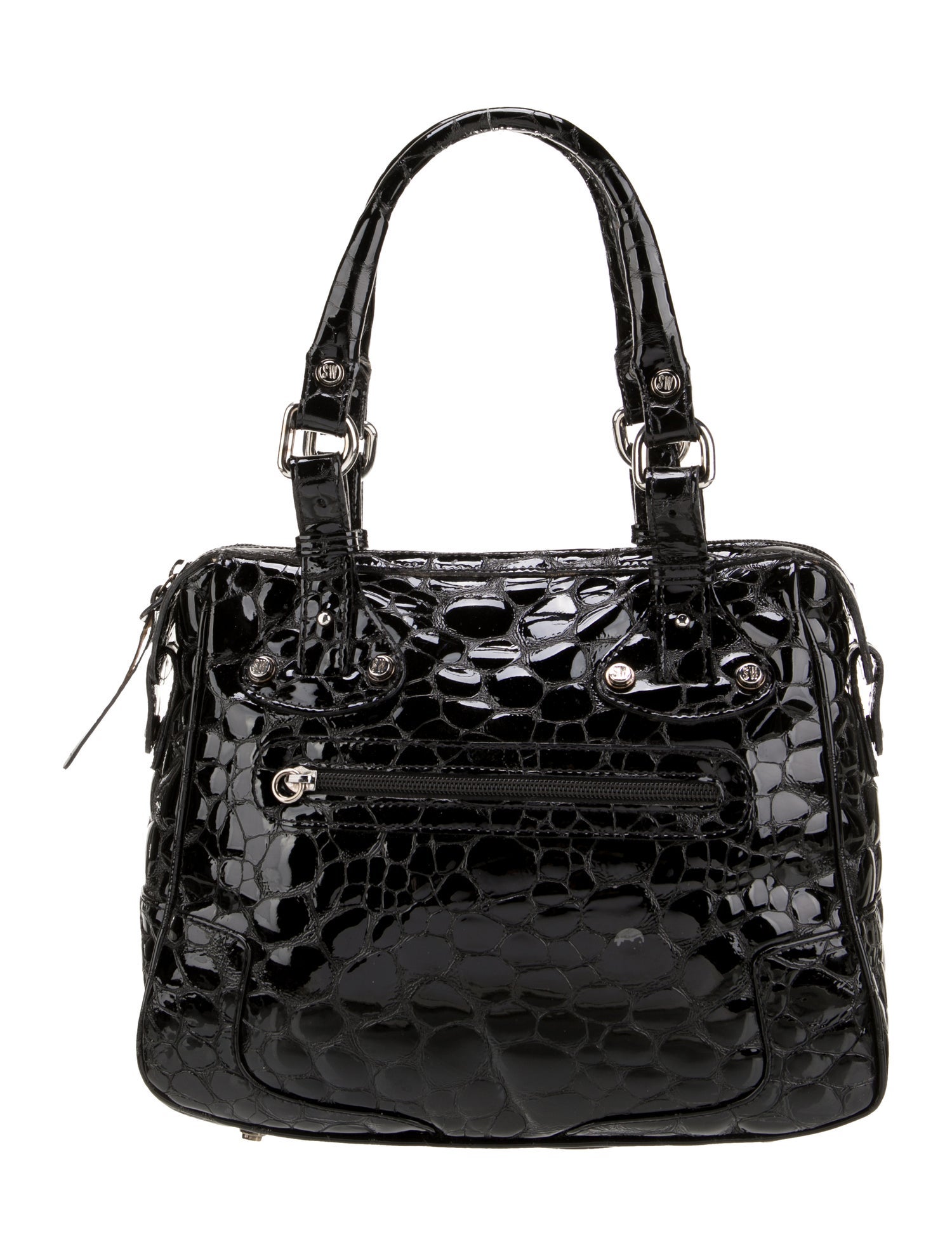 Stuart Weitzman Patent Leather Shoulder Bag
