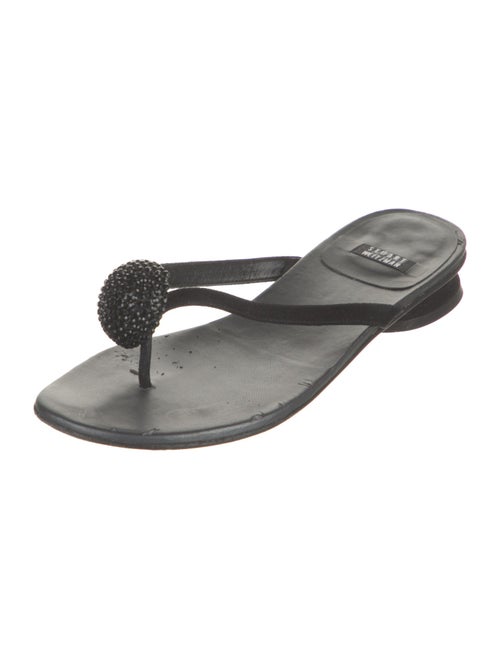 Stuart Weitzman Suede Slides