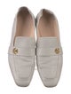 Stuart Weitzman Leather Studded Accents Loafers