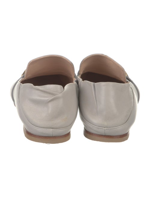 Stuart Weitzman Leather Studded Accents Loafers