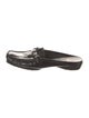 Stuart Weitzman Patent Leather Crystal Embellishments Mules