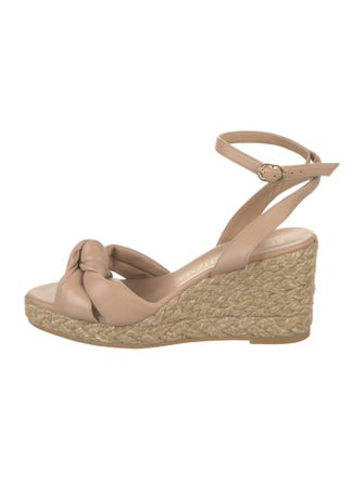 Stuart Weitzman Leather Espadrilles