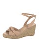 Stuart Weitzman Leather Espadrilles