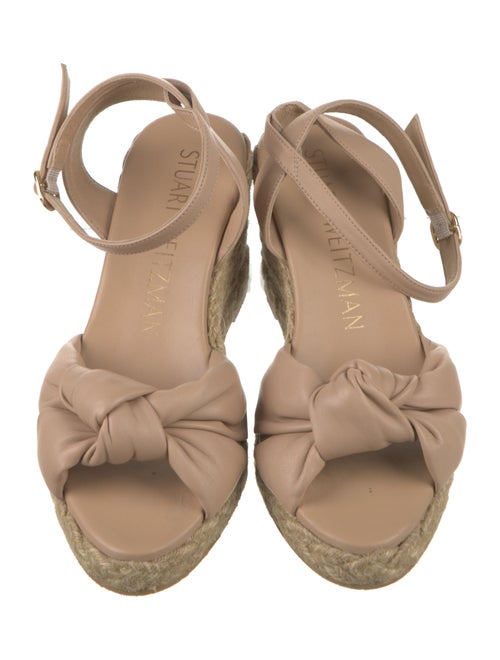 Stuart Weitzman Leather Espadrilles