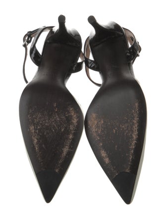 Stuart Weitzman Patent Leather D'Orsay Pumps