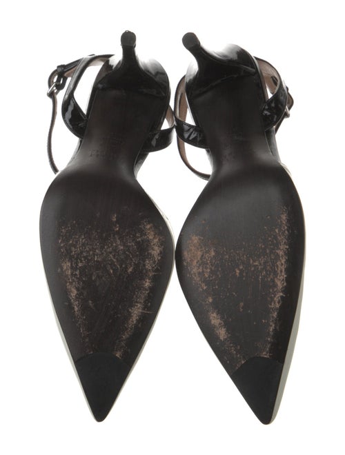 Stuart Weitzman Patent Leather D'Orsay Pumps