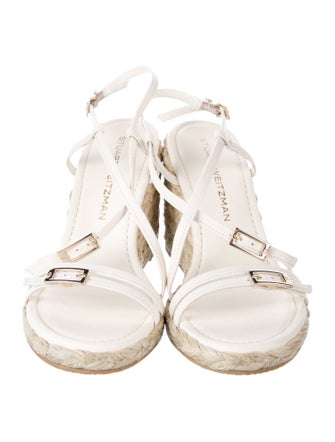 Stuart Weitzman Leather Espadrilles