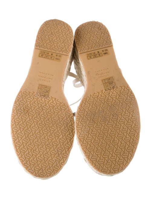 Stuart Weitzman Leather Espadrilles
