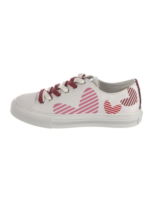 Stuart Weitzman Canvas Printed Sneakers