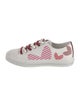 Stuart Weitzman Canvas Printed Sneakers