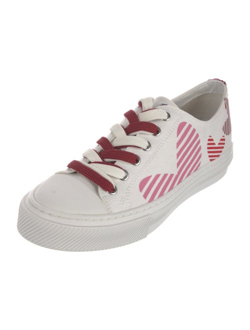 Stuart Weitzman Canvas Printed Sneakers