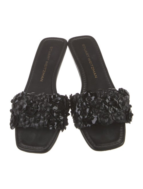 Stuart Weitzman Leather Slides