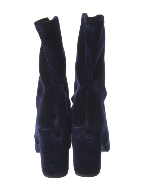 Stuart Weitzman Velvet Sock Boots