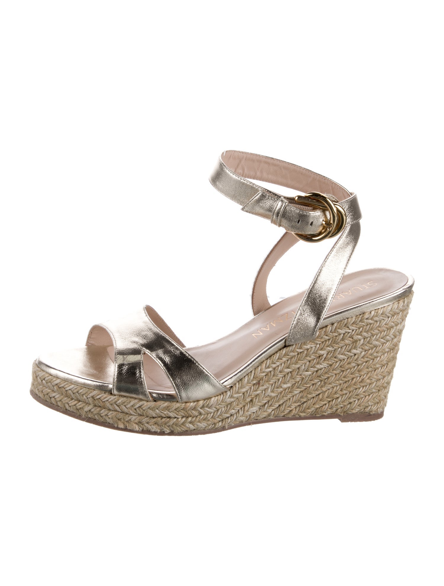 Stuart Weitzman Leather Espadrilles