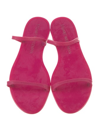 Stuart Weitzman Rubber Slides