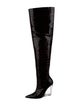Stuart Weitzman Embossed Leather Boots