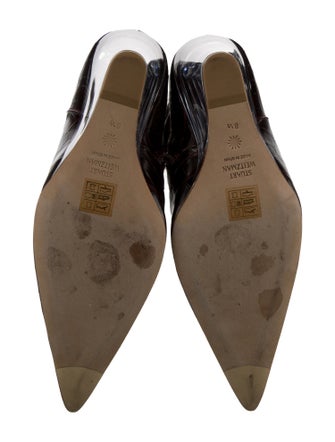 Stuart Weitzman Embossed Leather Boots