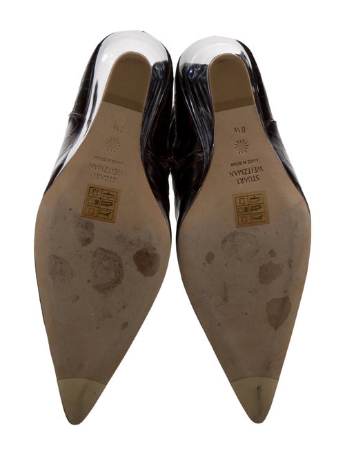 Stuart Weitzman Embossed Leather Boots