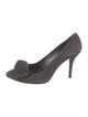 Stuart Weitzman Suede Bow Accents Pumps