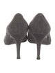 Stuart Weitzman Suede Bow Accents Pumps