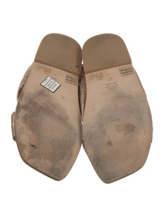 Stuart Weitzman Leather Slides