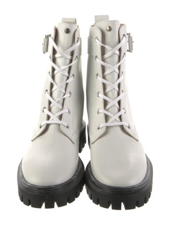 Stuart Weitzman Leather Combat Boots
