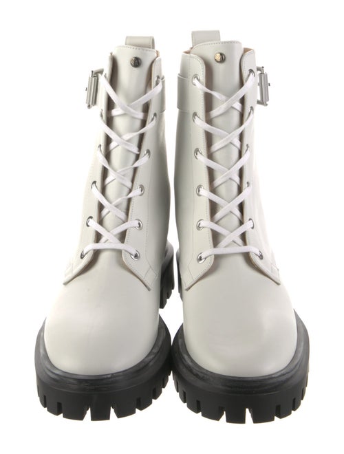 Stuart Weitzman Leather Combat Boots