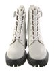 Stuart Weitzman Leather Combat Boots