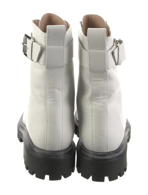 Stuart Weitzman Leather Combat Boots