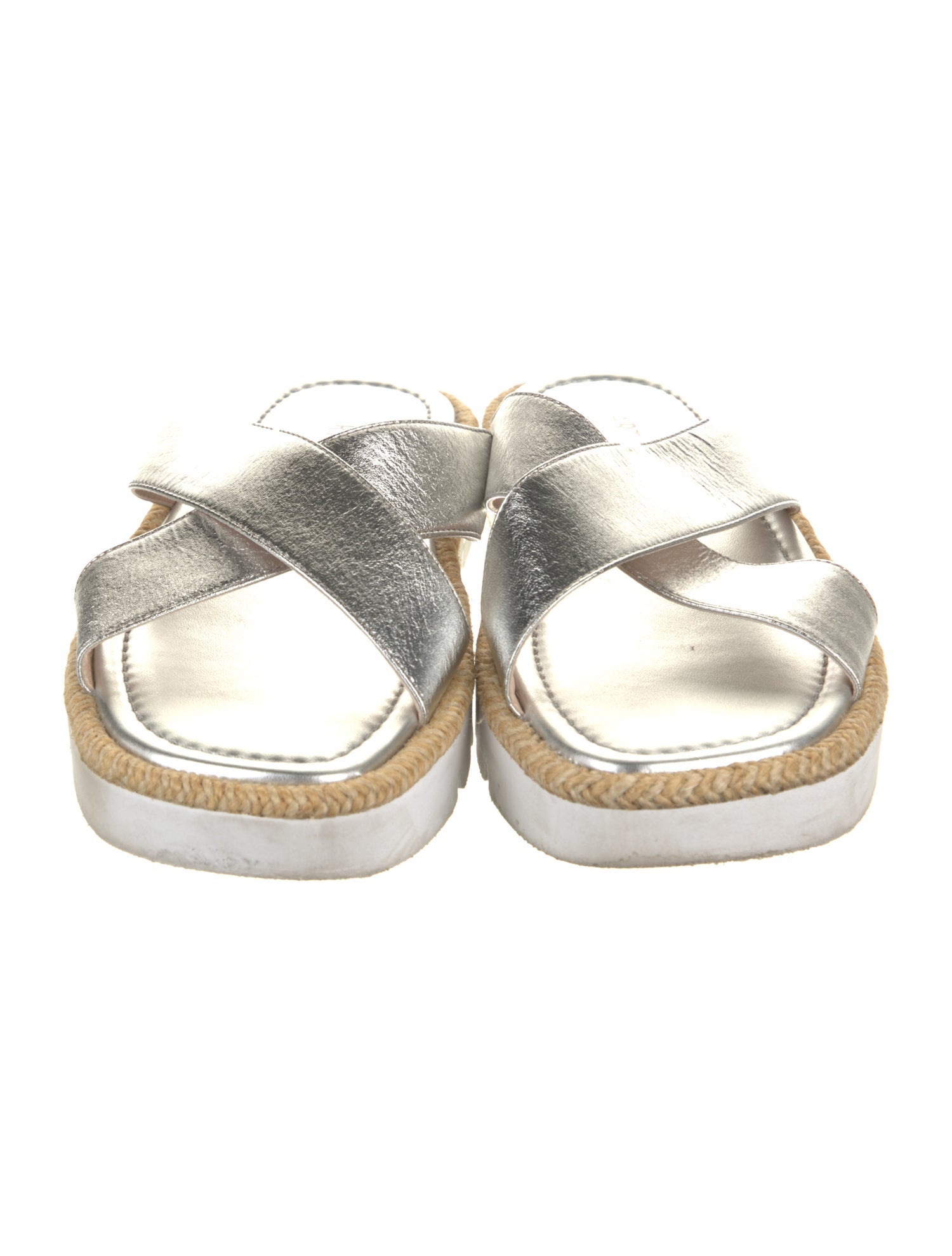 Stuart Weitzman Leather Slides