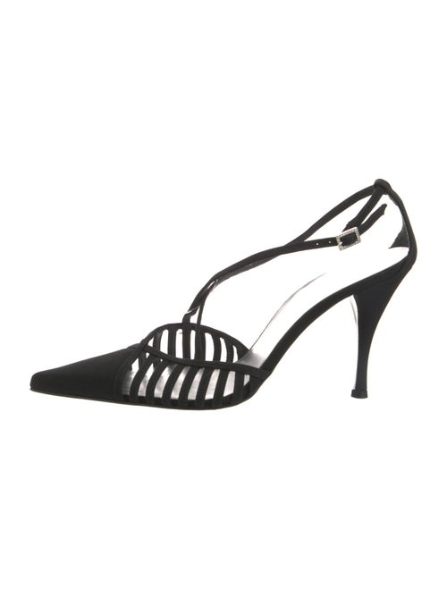 Stuart Weitzman Nylon Slingback Pumps