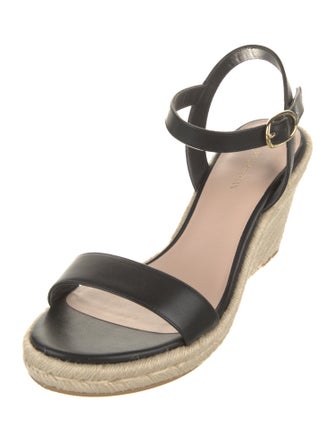 Stuart Weitzman Leather Espadrilles