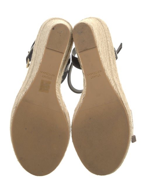 Stuart Weitzman Leather Espadrilles