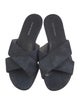Stuart Weitzman Denim Slides