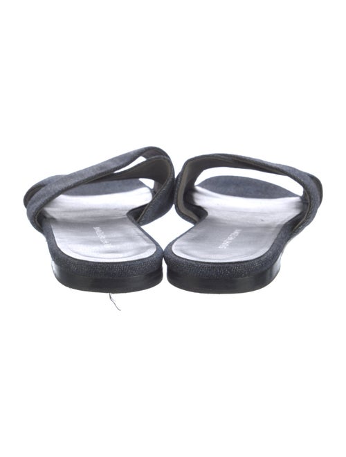 Stuart Weitzman Denim Slides