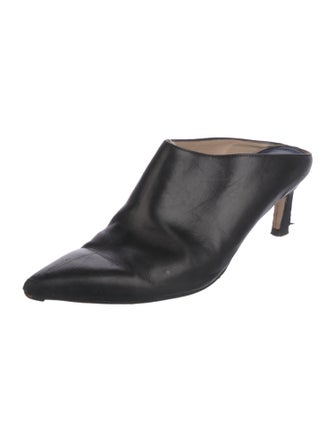Stuart Weitzman Leather Mules