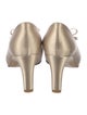 Stuart Weitzman Satin Bow Accents Pumps