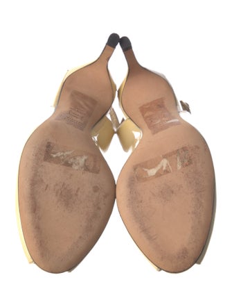 Stuart Weitzman Patent Leather Slingback Pumps