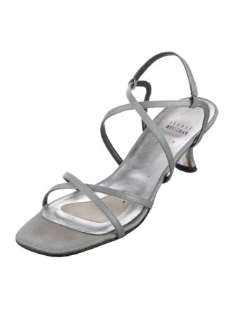 Stuart Weitzman Leather Slingback Sandals