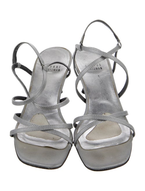 Stuart Weitzman Leather Slingback Sandals