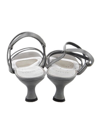 Stuart Weitzman Leather Slingback Sandals