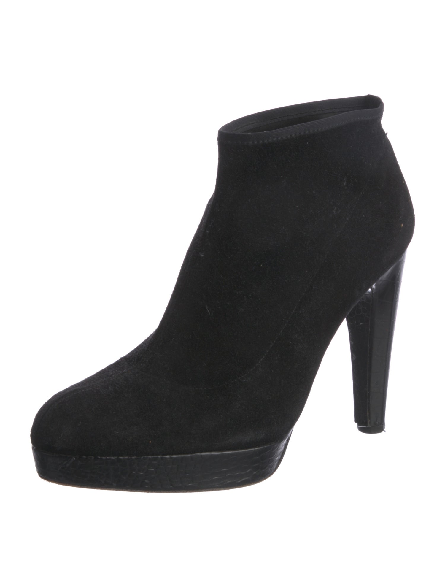 Stuart Weitzman Suede Studded Accents Boots