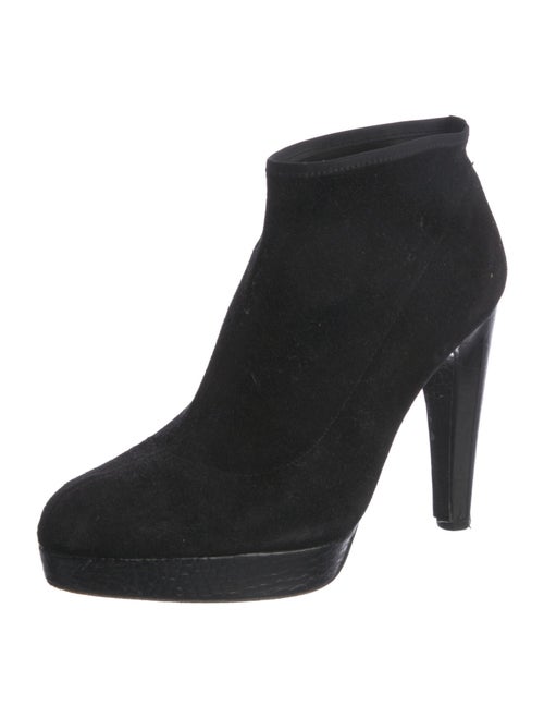 Stuart Weitzman Suede Studded Accents Boots